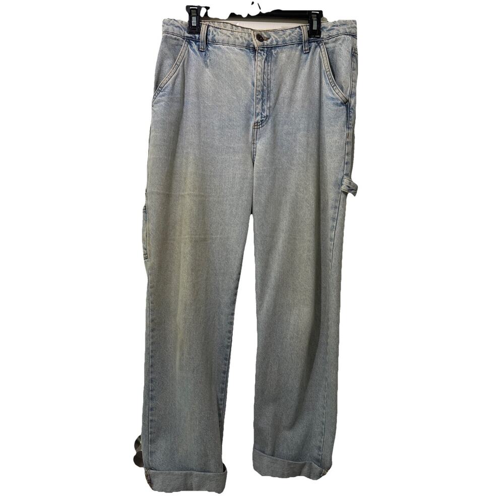 Cotton:On Baggy Carpenter Jeans US Size 10 Light wash denim 34” X 32” Casual
